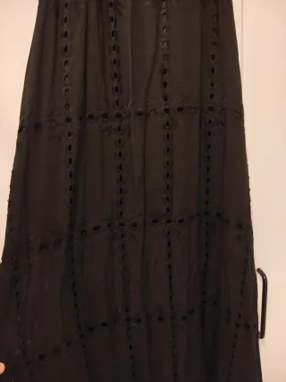 Vestido largo negro teen