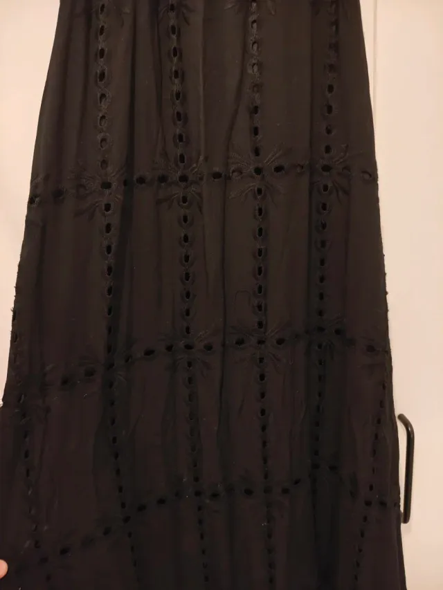 Vestido largo negro teen