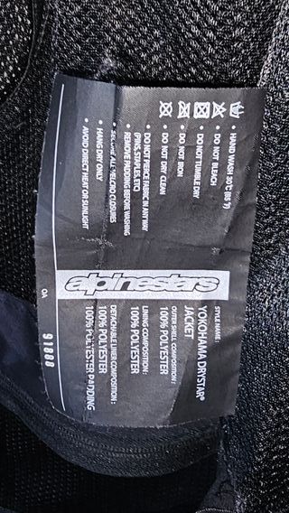 Giacca Alpinestars Yokohama Drystar tg. XL