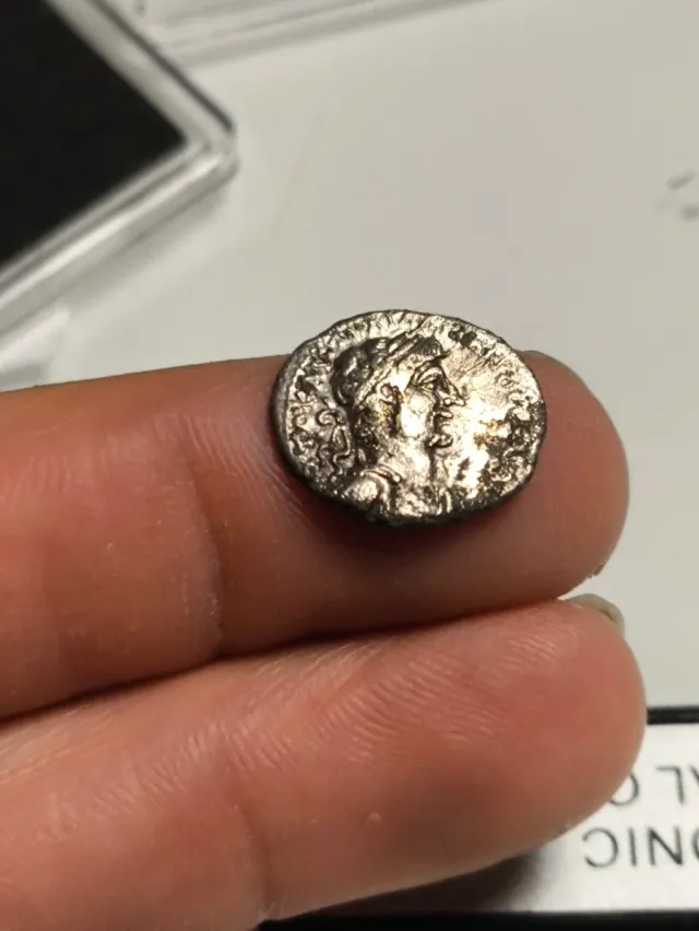 Moneda Romana Hadriano Cappadocia Hemidracma