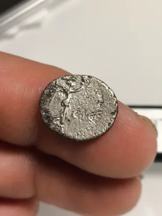 Moneda Romana Hadriano Cappadocia Hemidracma