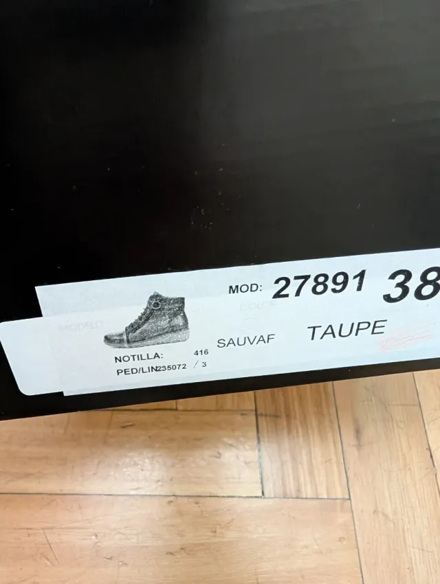 Botines mujer beige y marrón