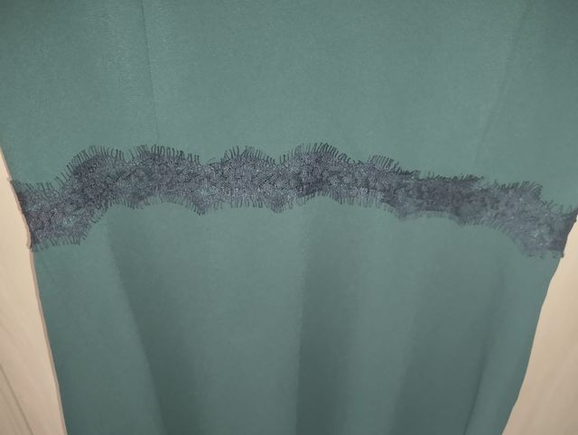 Vestido verde Mango talla M