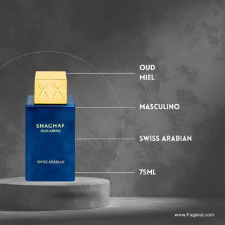 SHAGHAF OUD AZRAQ SWISS ARABIAN - PERFUMES ARABES