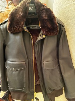 Chaqueta Aviador Piel Vacuno A-2