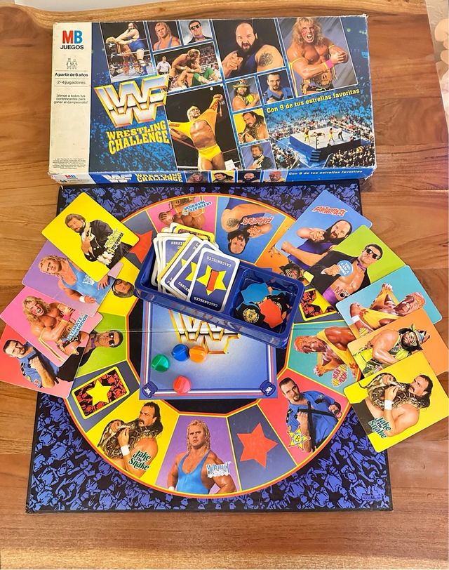 Juego de mesa años ‘90 WWF Wrestling Challenge