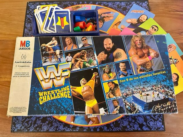 Juego de mesa años ‘90 WWF Wrestling Challenge