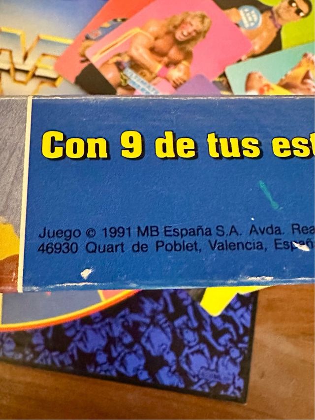 Juego de mesa años ‘90 WWF Wrestling Challenge
