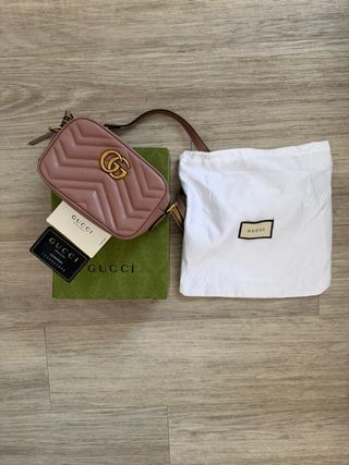 Borsa Gucci Marmont piccola rosa