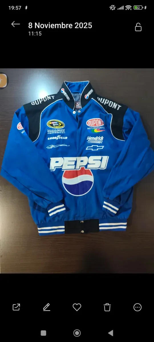 Chaqueta Pepsi NASCAR Talla L