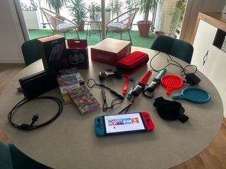 Nintendo Switch OLED + Accesorios + Juegos