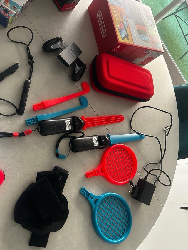 Nintendo Switch OLED + Accesorios + Juegos