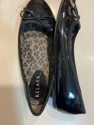 Bailarinas charol negras