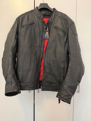 Chaqueta moto de piel Triumph Talla XL