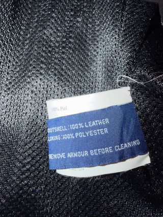 Chaqueta moto de piel Triumph Talla XL