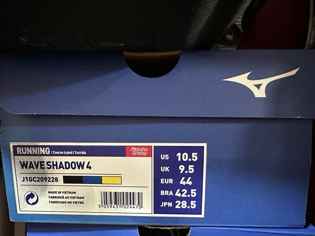 Zapatillas Mizuno Wave Shadow 4 Talla 44 Nuevas
