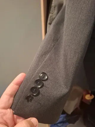 Americana Zara Gris Talla 48