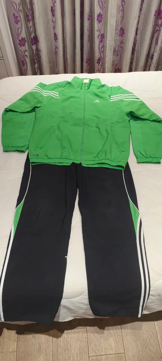 Chándal Adidas Verde y Negro Talla L