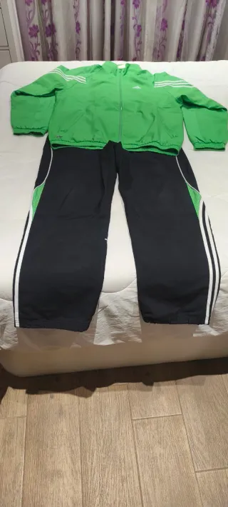 Chándal Adidas Verde y Negro Talla L