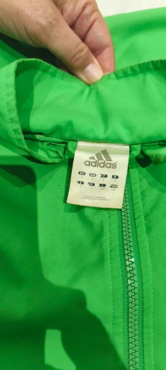 Chándal Adidas Verde y Negro Talla L