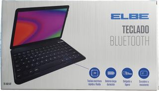✨ - Elbe TE-102-BT Teclado Bluetooth Slim Negro pa
