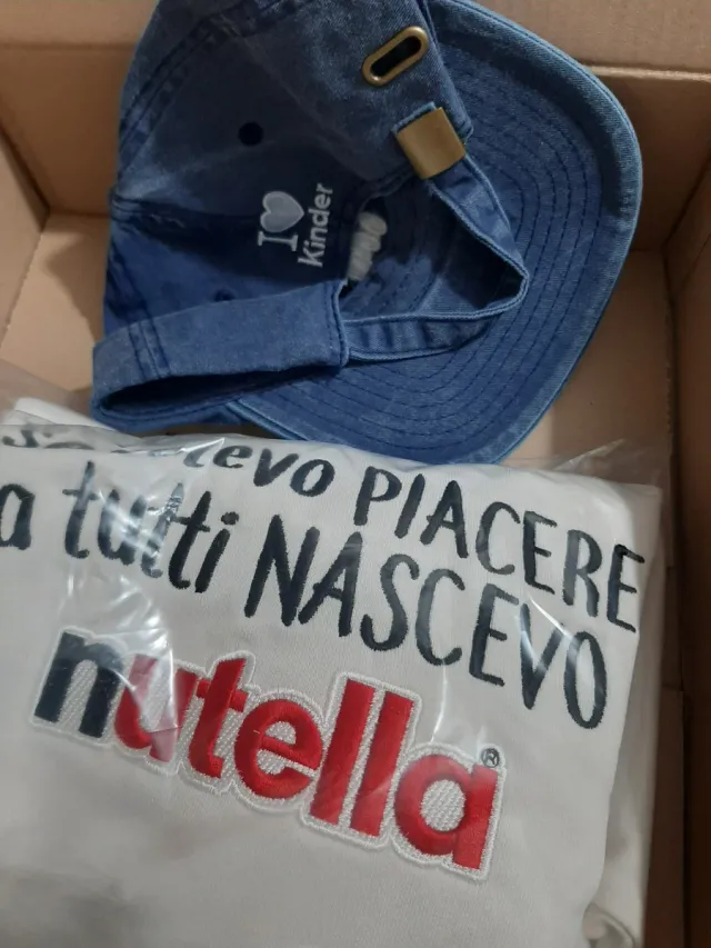 Felpa nutella 2025 taglie in descrizione