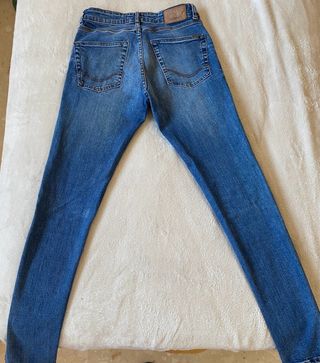 Pantalones Pull&Bear Hombre Talla 38 (Azul y Gris)