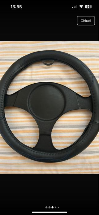 Coprivolante in pelle nuovo