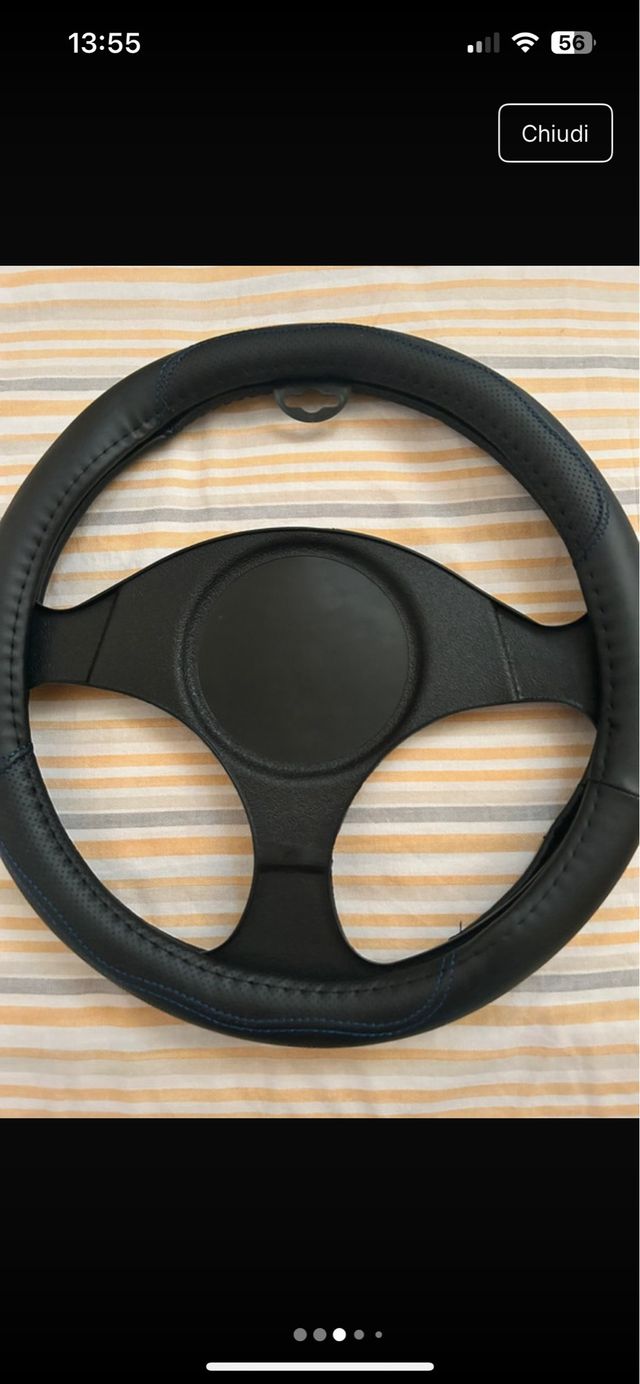 Coprivolante in pelle nuovo