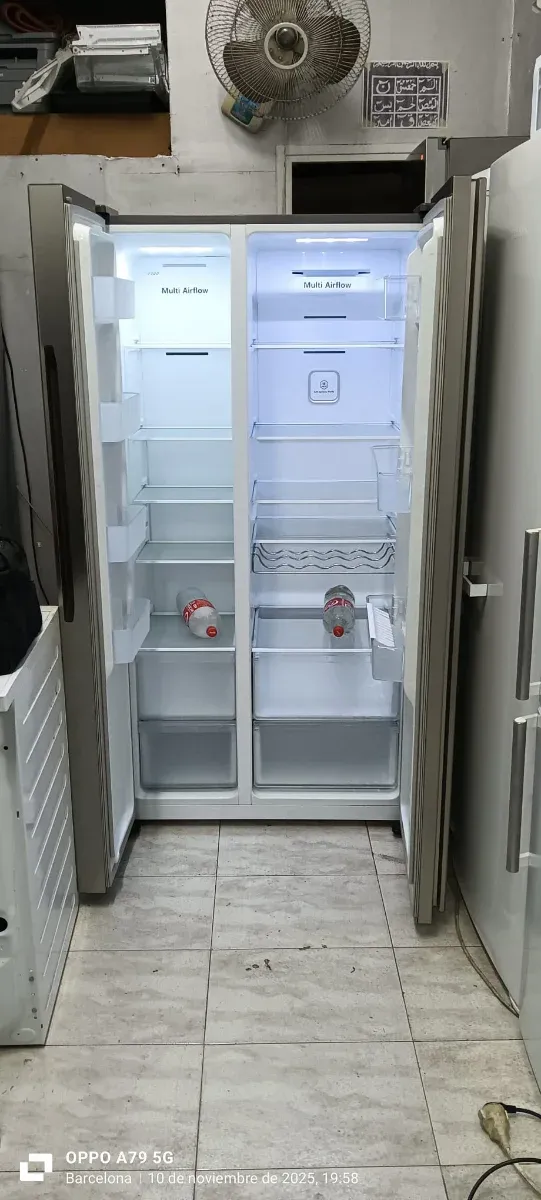 Nevera Americana Hisense Acero Inoxidable