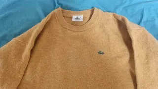 Jersey Lacoste Amarillo Manga Larga
