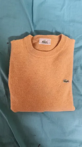 Jersey Lacoste Amarillo Manga Larga
