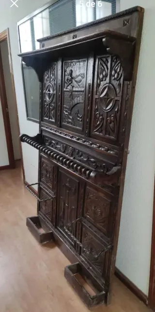 Paragüero de Madera Tallado no envios