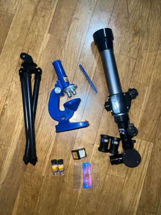 Telescopio y Microscopio de Ciencia