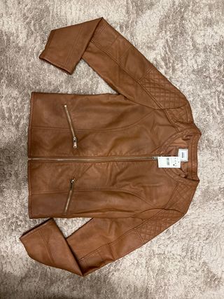 Chaqueta Polipiel Marrón