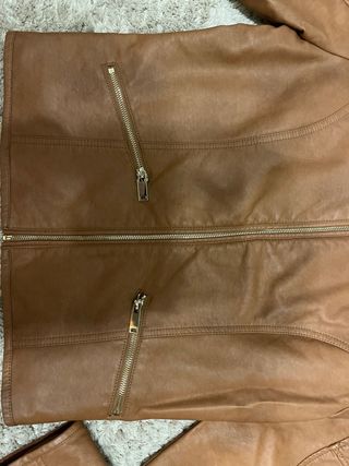 Chaqueta Polipiel Marrón