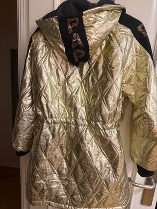 Abrigo Paparazzi Fashion Dorado Mujer Talla Única