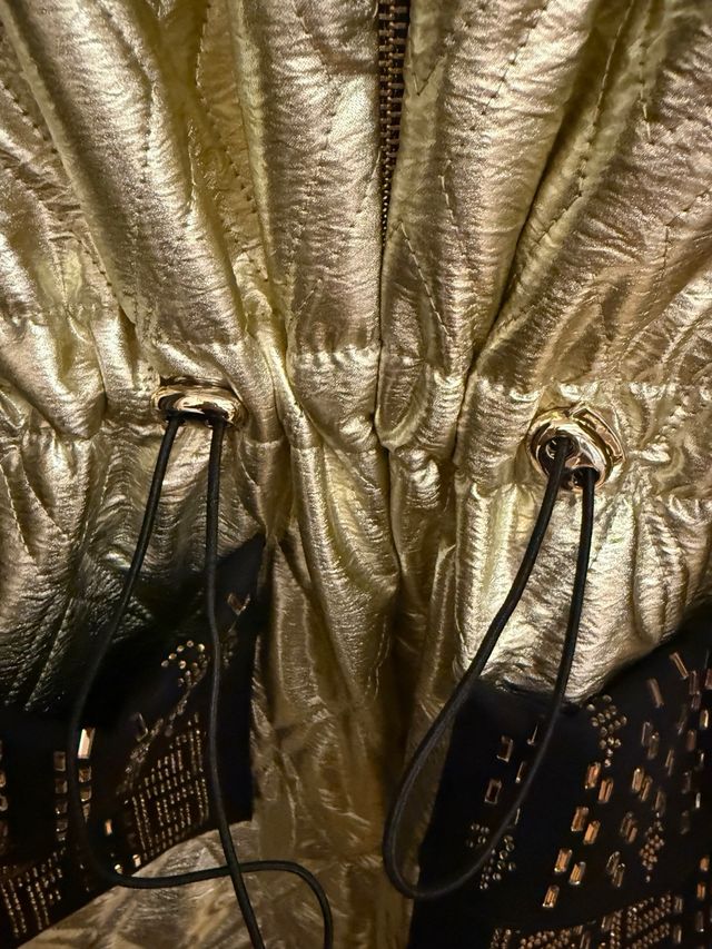 Abrigo Paparazzi Fashion Dorado Mujer Talla Única