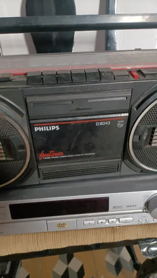Radio Philips D8043 Freentimer Negra
