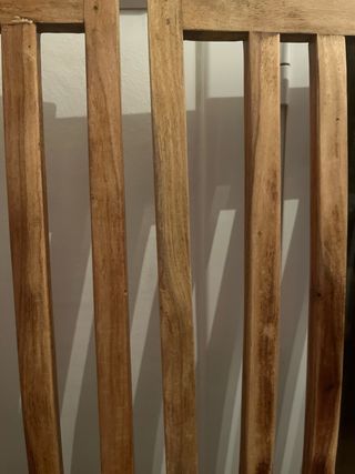 Sillas de palisandro macizo (2 unidades)