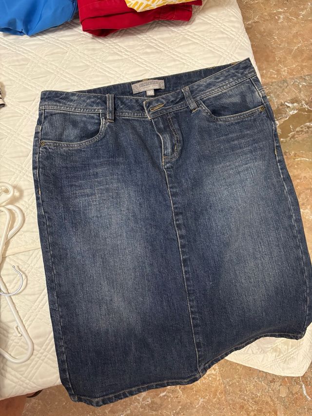 Falda vaquera Encuentro Talla L/40