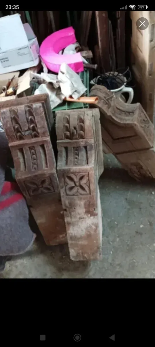 Lote de 5 ménsulas antiguas el precio es por unida