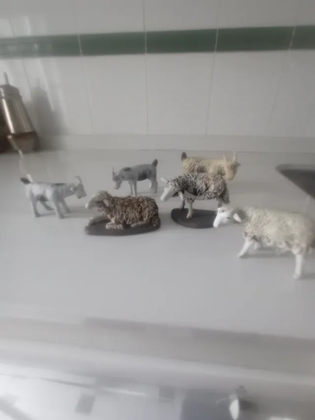 Lote figuras Belén antiguas