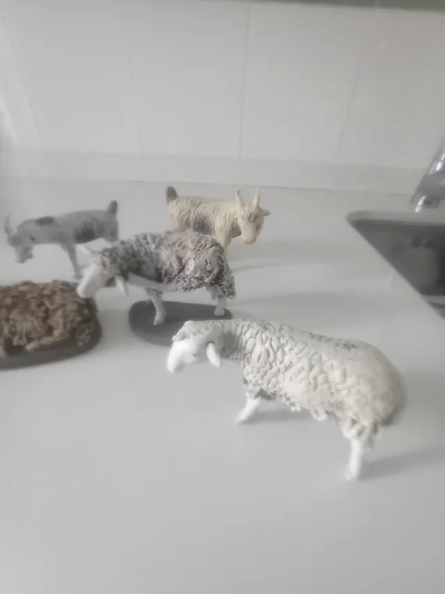 Lote figuras Belén antiguas