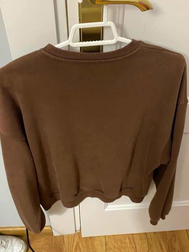 Sudadera Bershka Marrón Talla XS