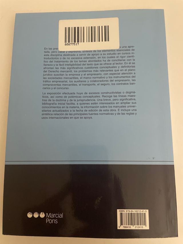 Nociones de Derecho mercantil (Manuales univers...