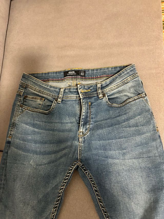 Pantalón vaquero hombre azul