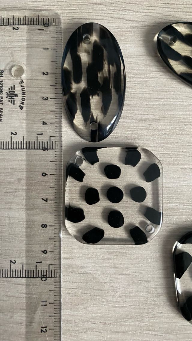 8 Abalorios Diseño Animal Print