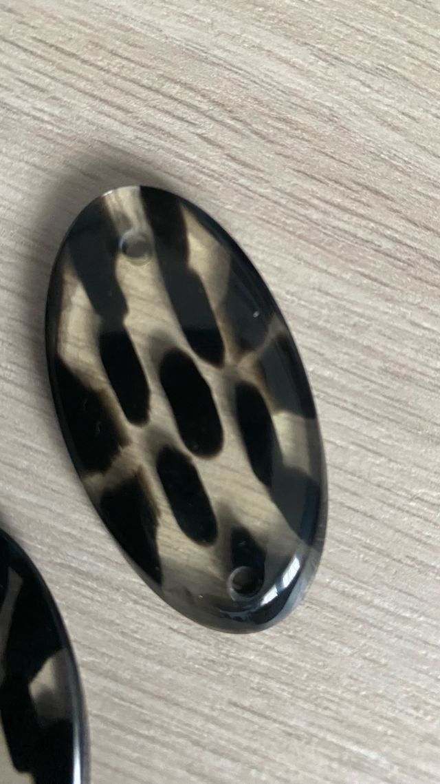 8 Abalorios Diseño Animal Print