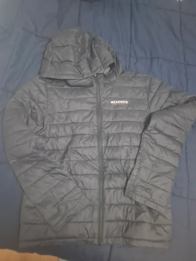 Chaqueta McKenzie Hombre Negra/Gris